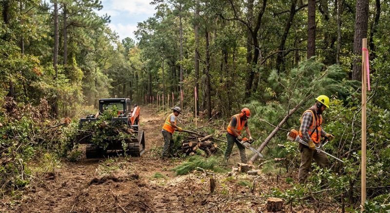 Hill Clearing in Marietta, GA