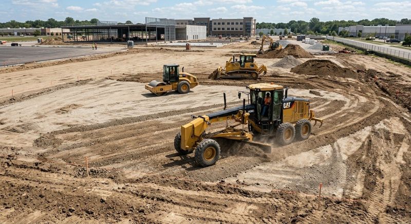 Parking Lot Gravel Repair in Pearland, TX